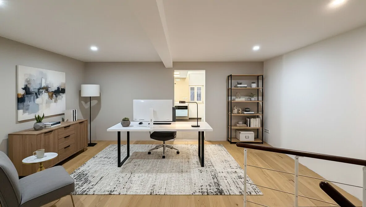 DG großzügige Diele mit Einrichtungsbeispiel