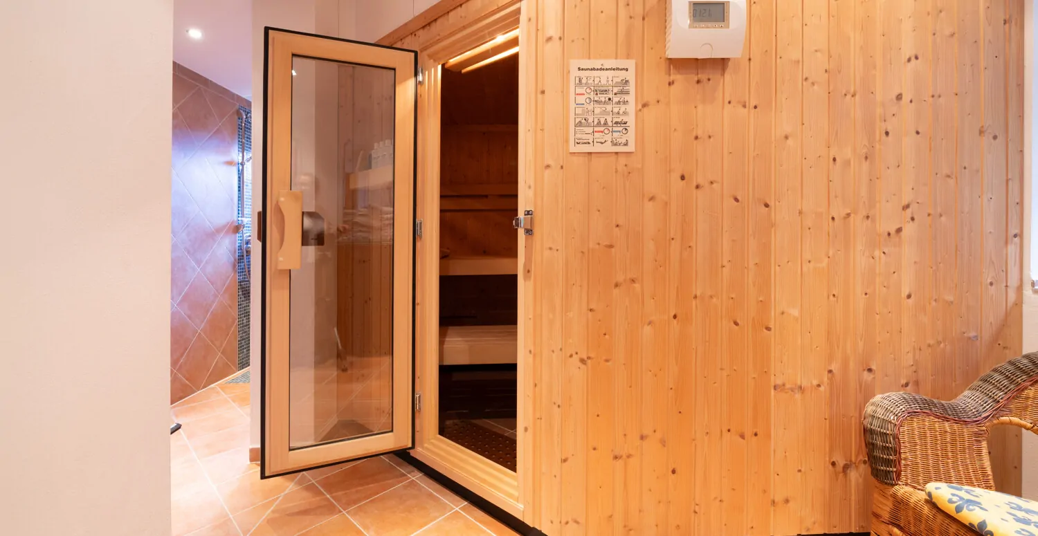 Sauna im UG