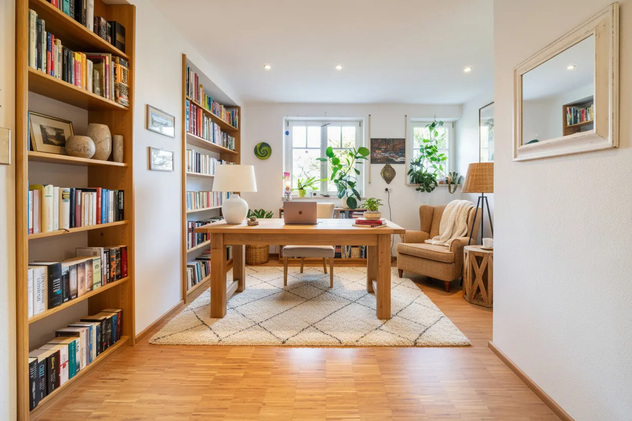 Wohndiele mit alternativer Einrichtung