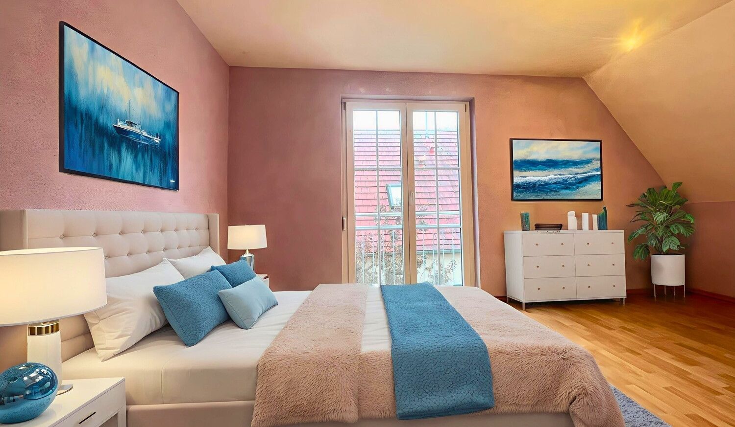 Einrichtungsbeispiel Schlafzimmer