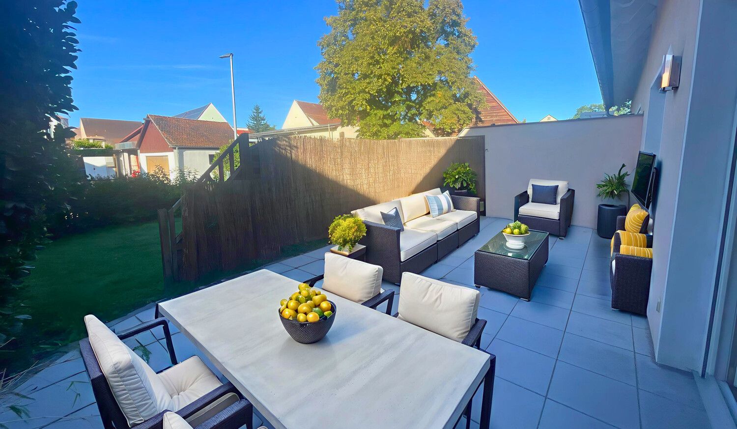Einrichtungsbeispiel Terrasse