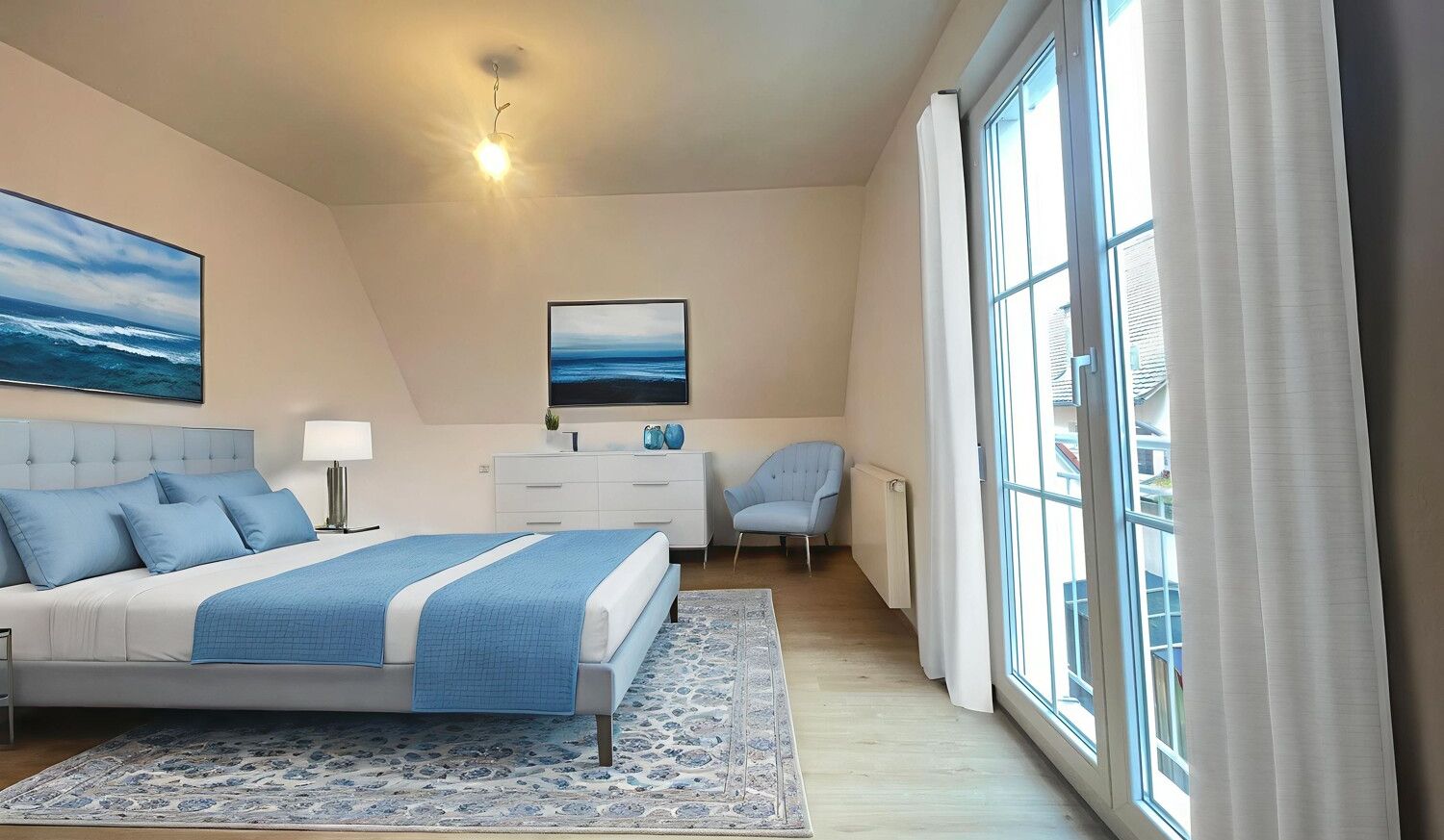 Einrichtungsbeispiel Schlafzimmer