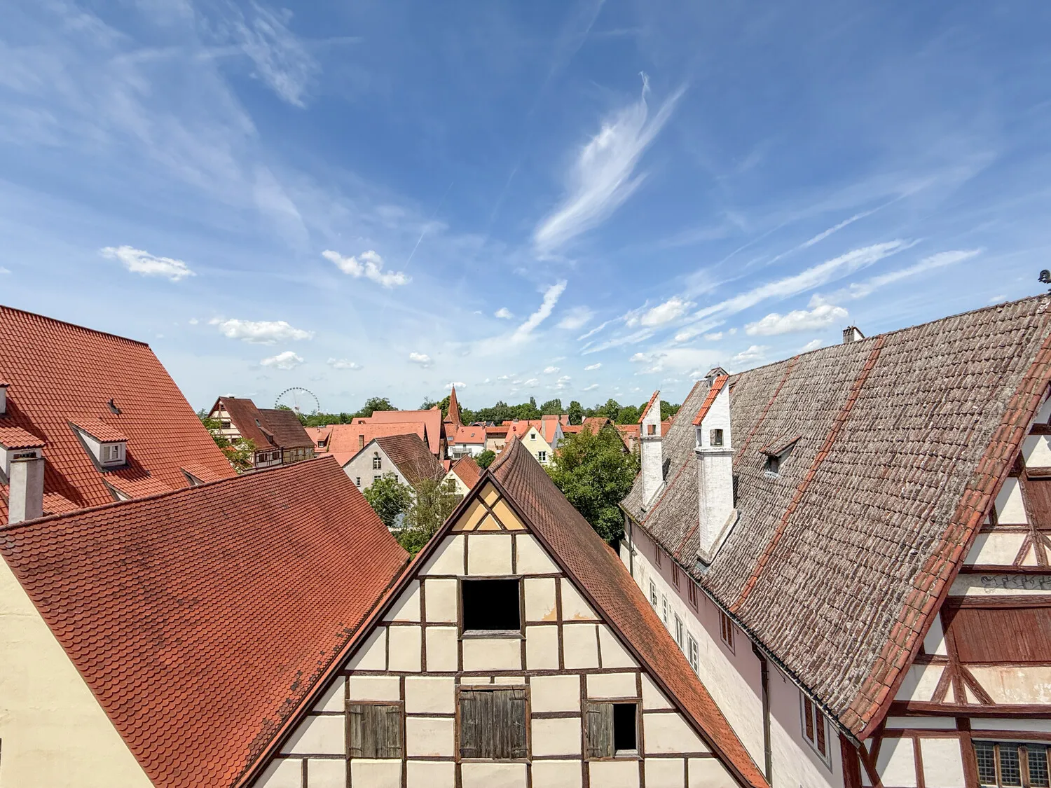 Ausblick vom Schlafzimmer im 2. DG
