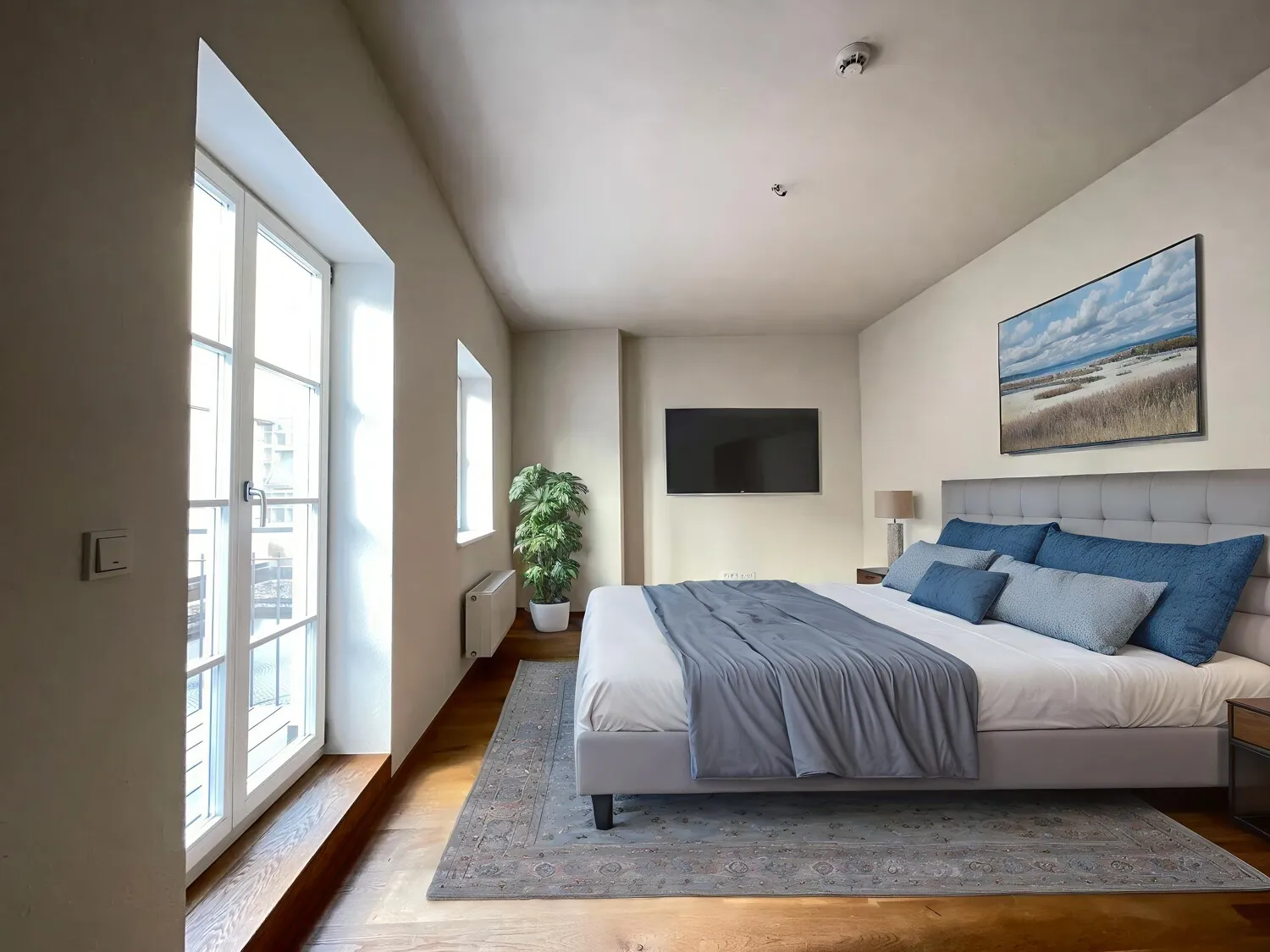 Einrichtungsbeispiel Wohn-/Schlafzimmer