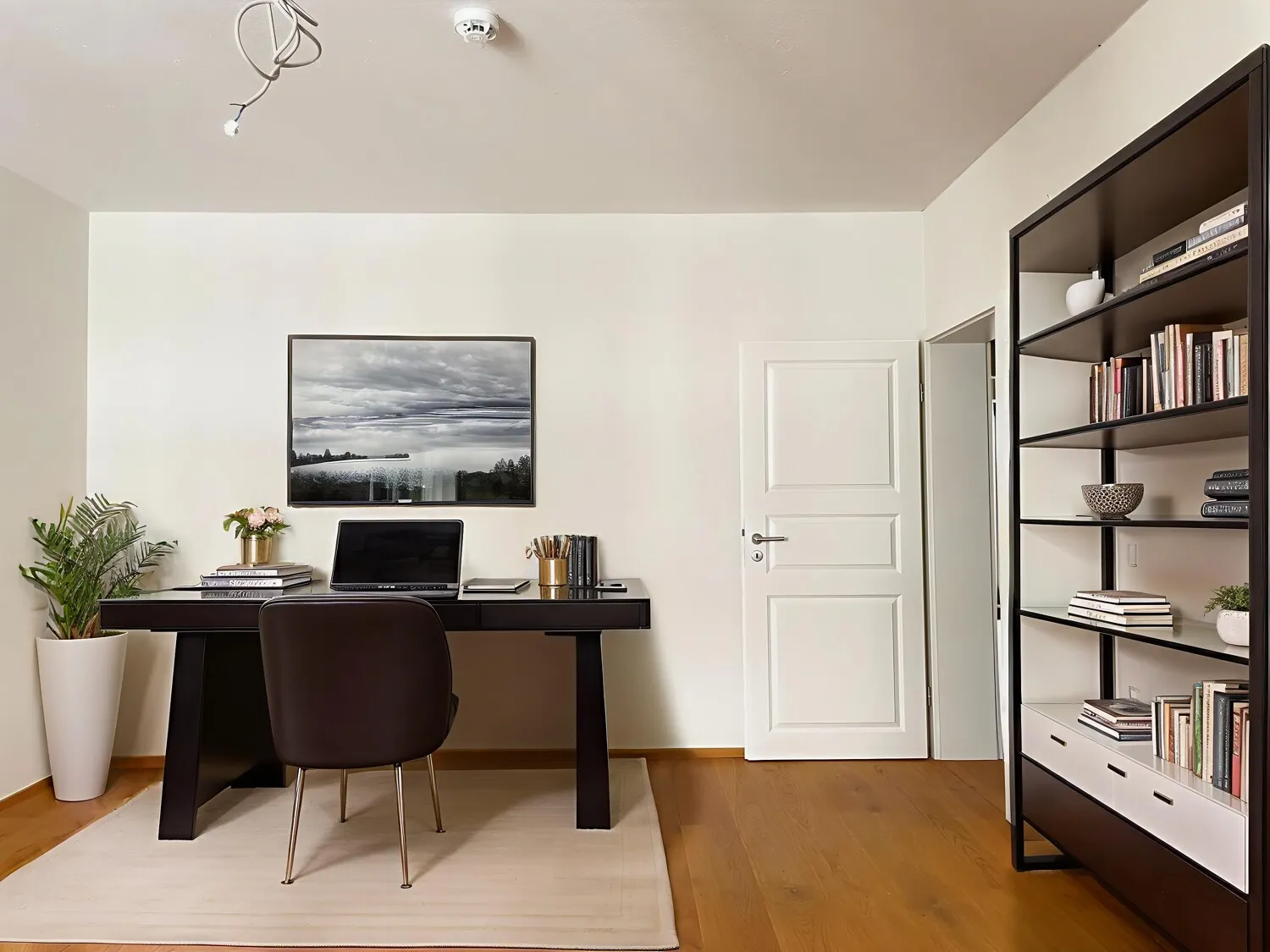 Einrichtungsbeispiel Schlaf-/Arbeitszimmer