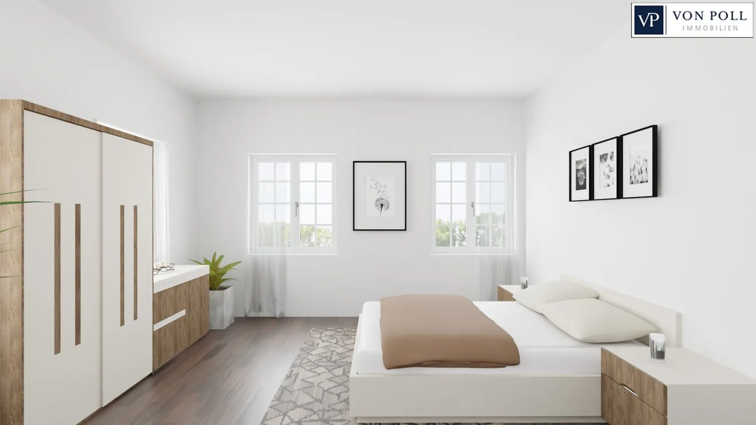 Ansicht Schlafzimmer
