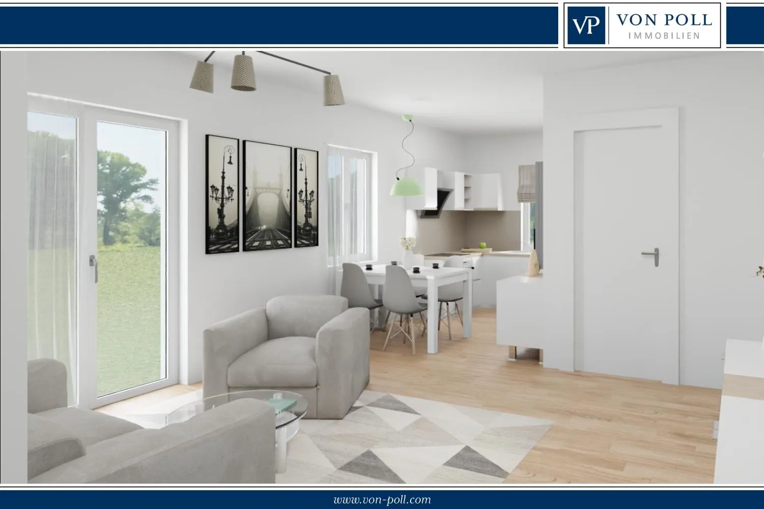 Seniorengerechte 2-Zi.-EG-Wohnung mit ca. 55 m² inkl. Terrasse zum Eigenbezug oder als Kapitalanlage