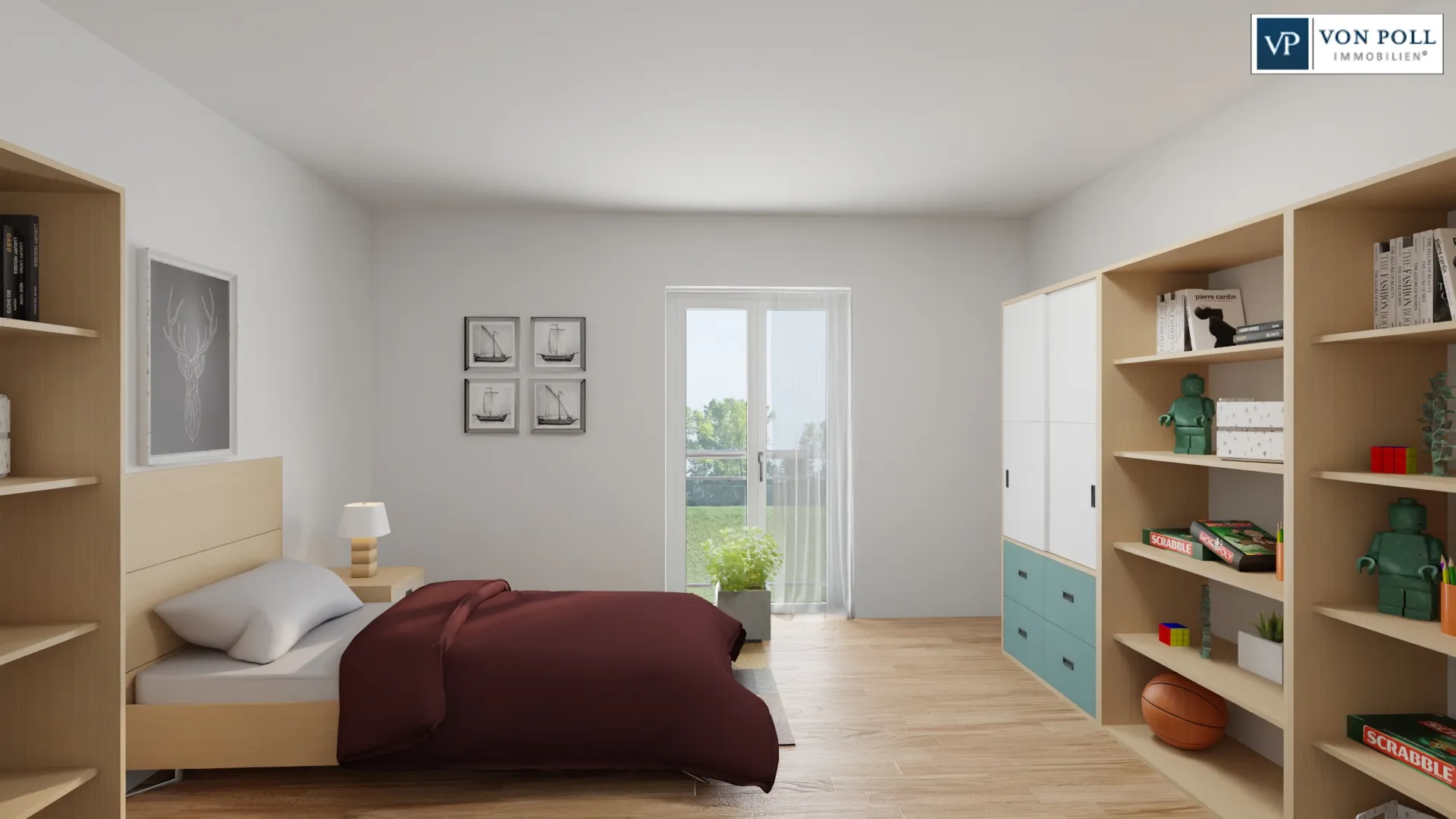 Ansicht Schlafzimmer