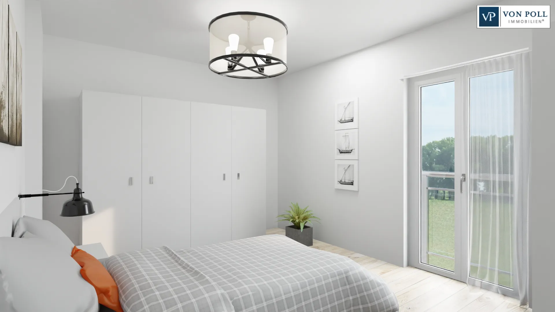 Ansicht Schlafzimmer