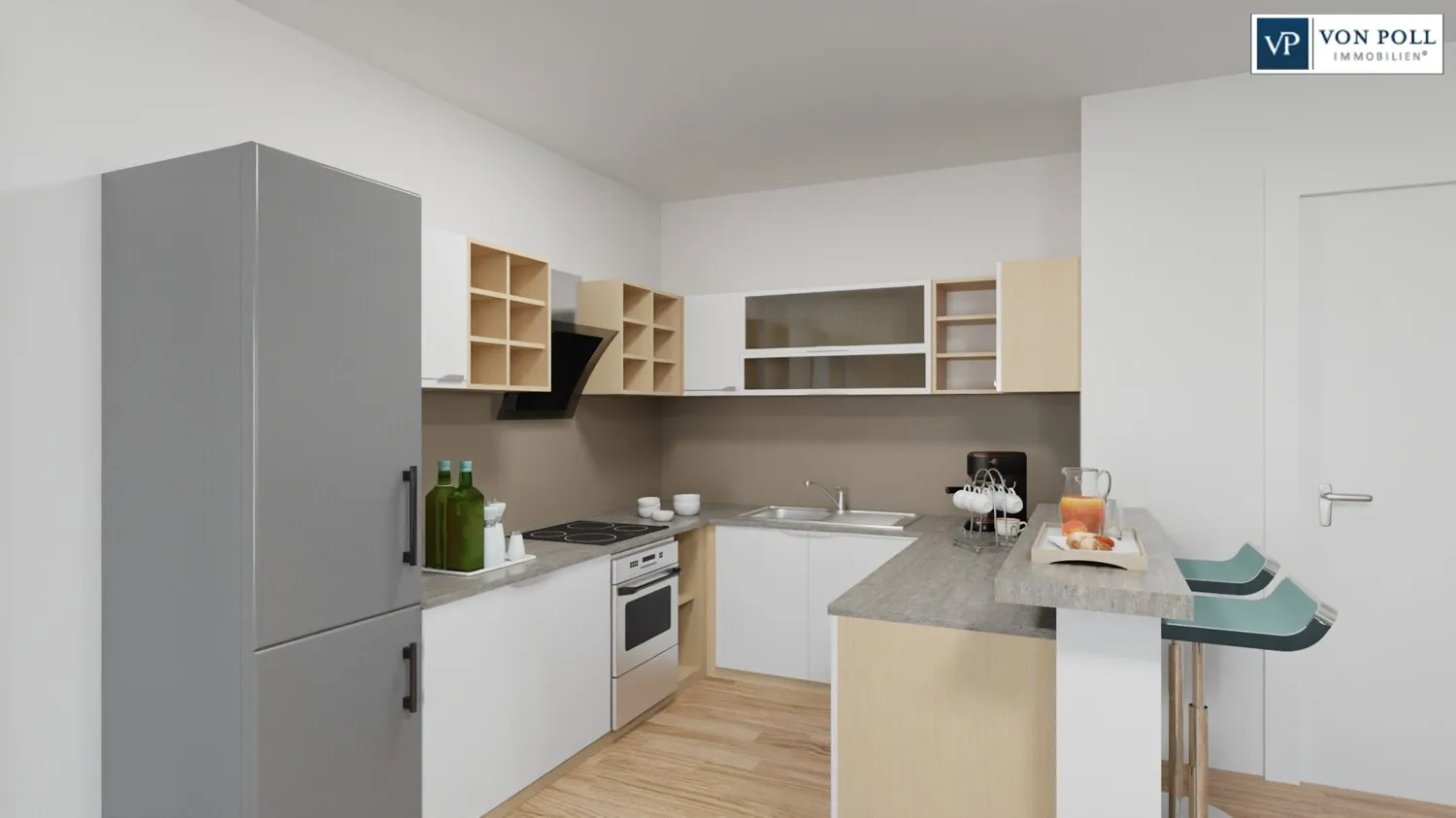 Ansicht Wohnen / Essen / Kochen