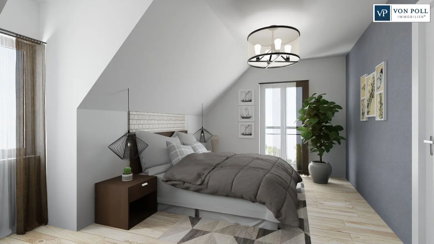 Ansicht Schlafzimmer