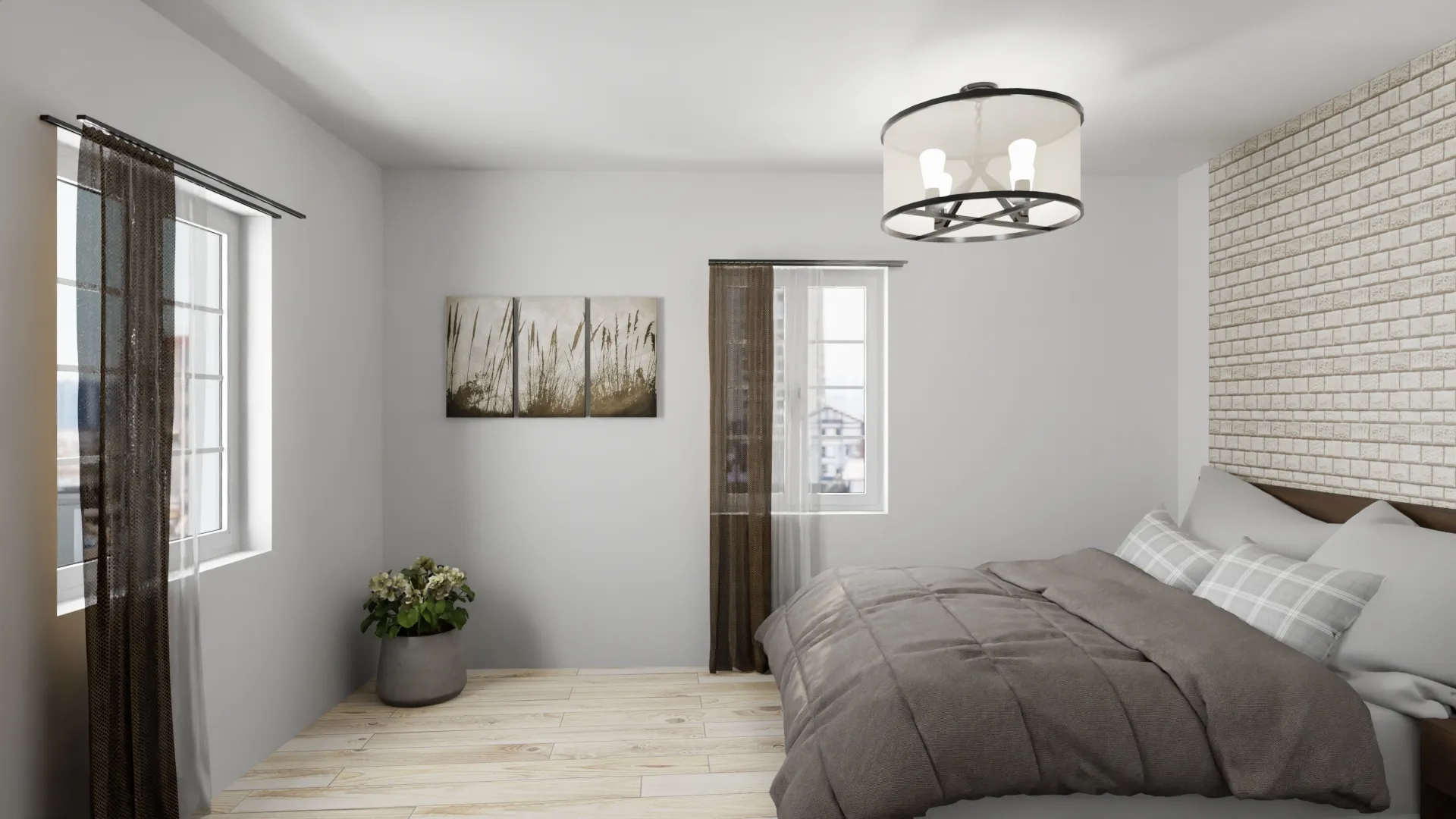 Ansicht Schlafzimmer
