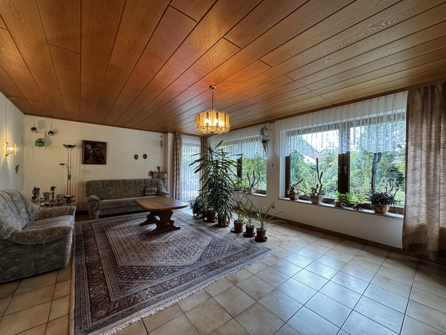 Wohnzimmer mit Terrassenzugang