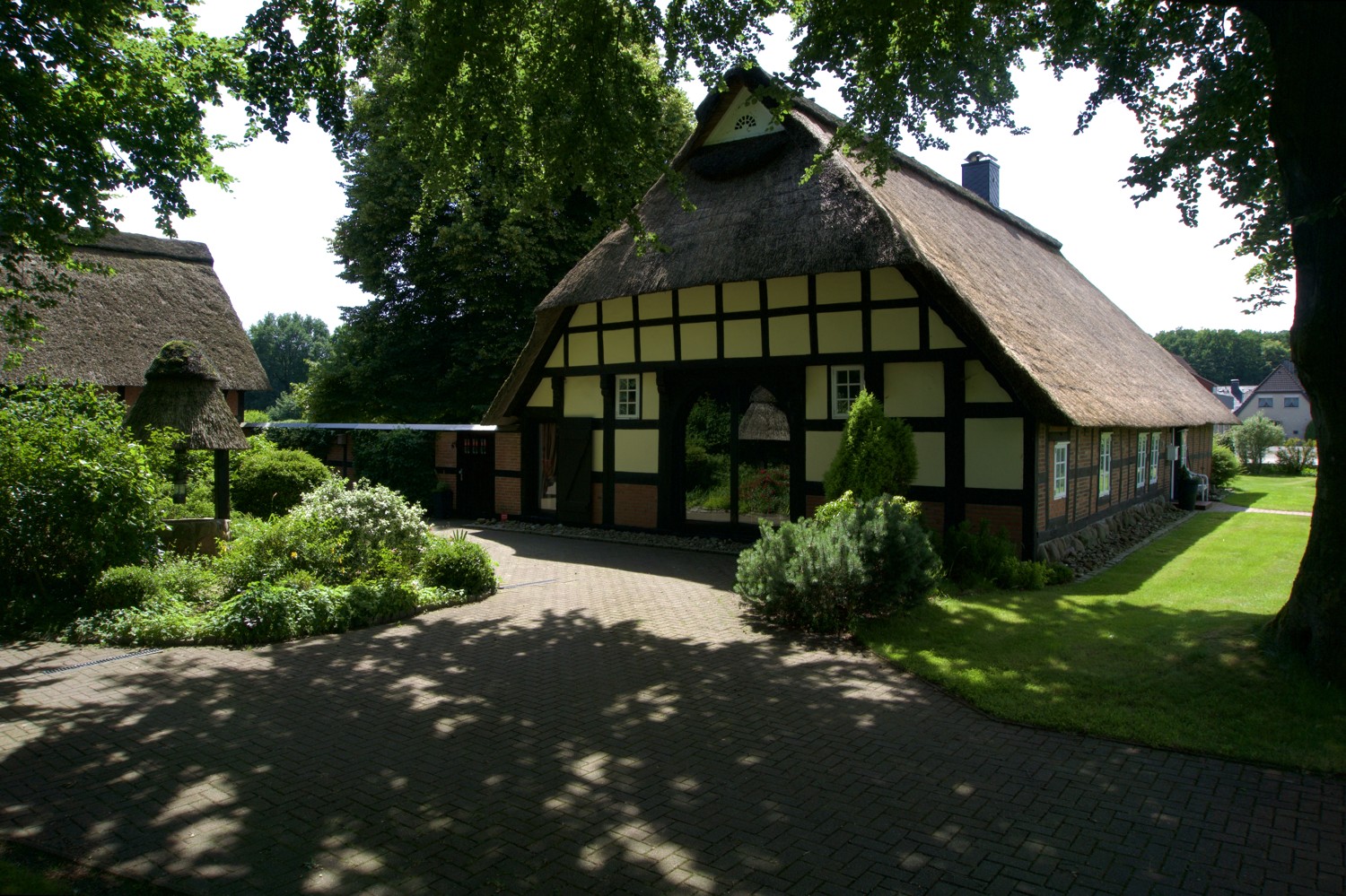 Seitenansicht Haupthaus