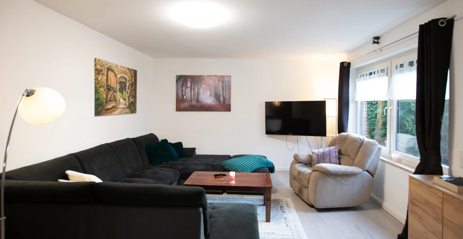 Wohnzimmer im hinteren Haus