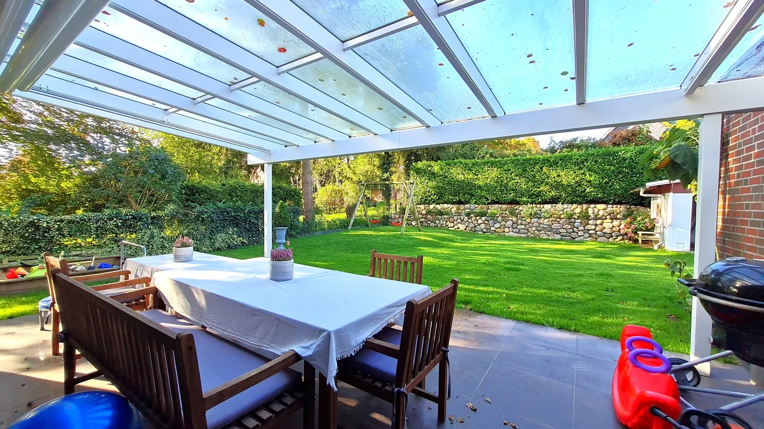 Überdachte Terrasse