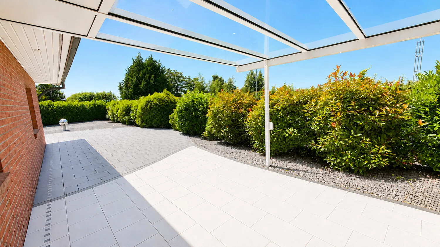 Überdachte Terrasse