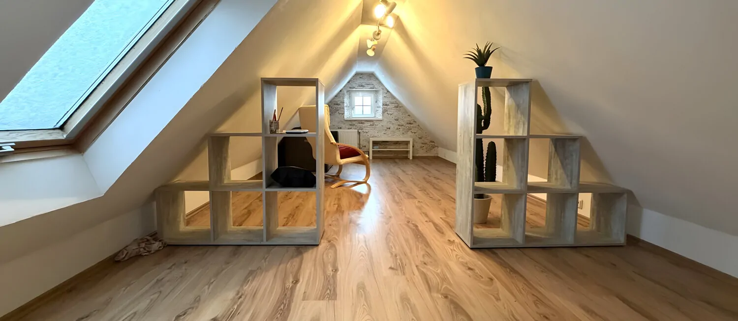 Wohnlich ausgebauter Spitzboden
