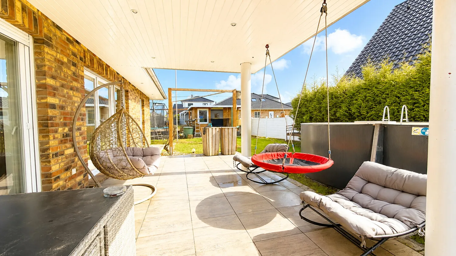 Überdachte Terrasse