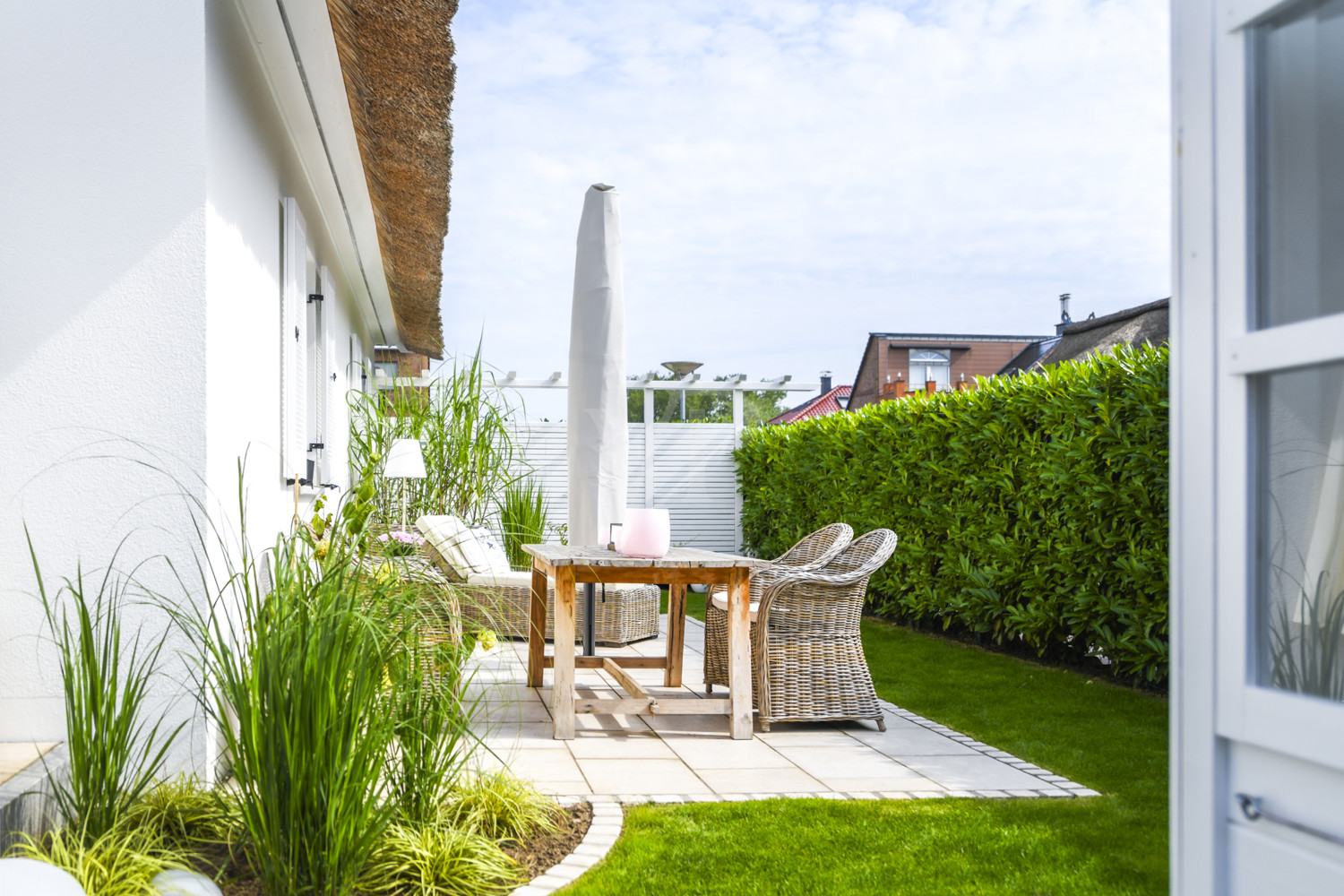 Terrasse seitlich