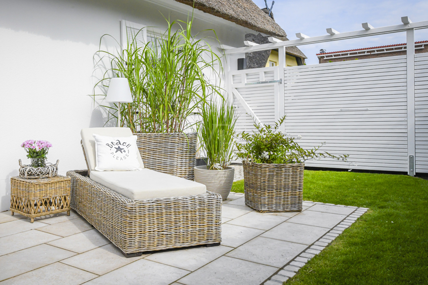 Terrasse seitlich