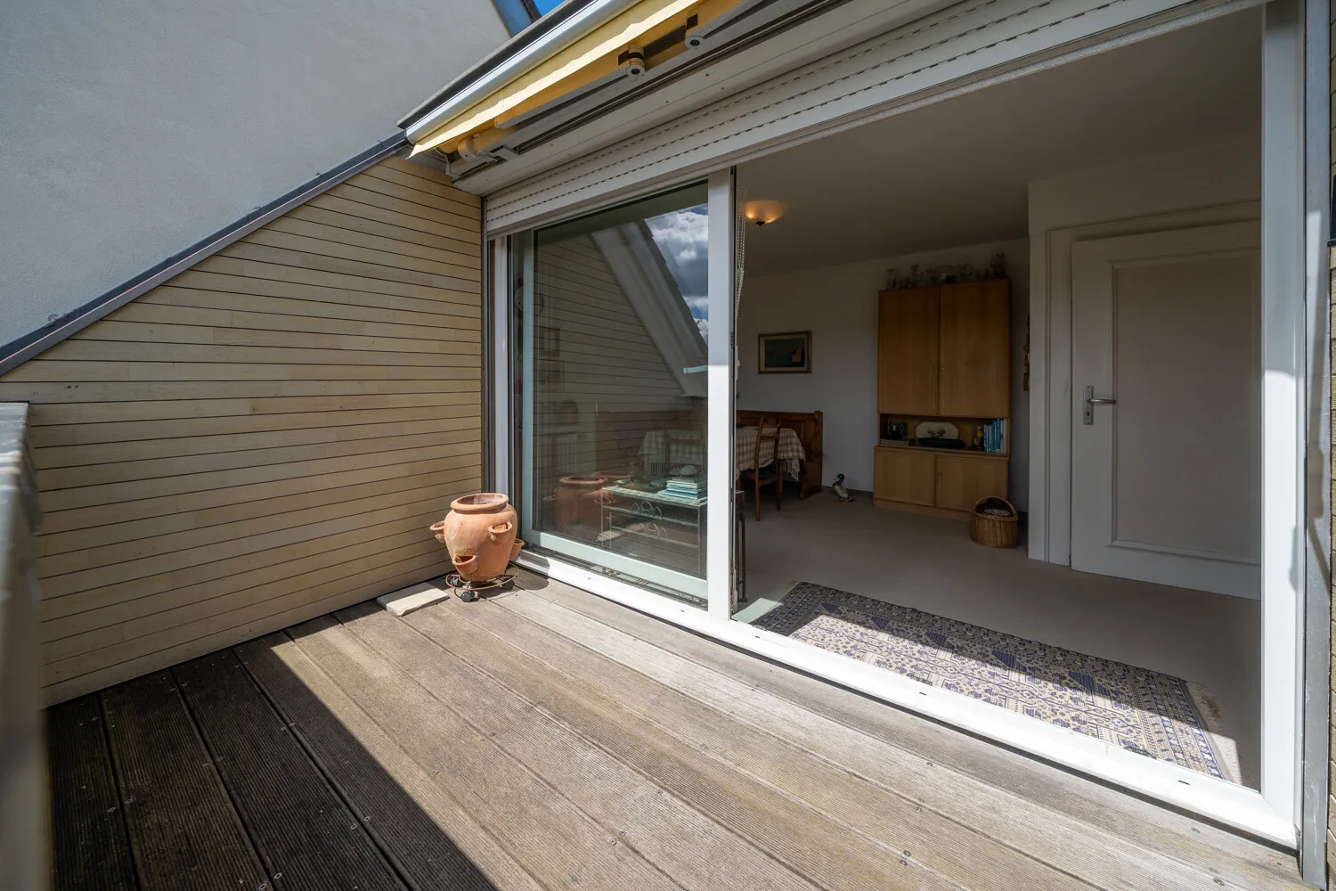 Balkon und Esszimmer