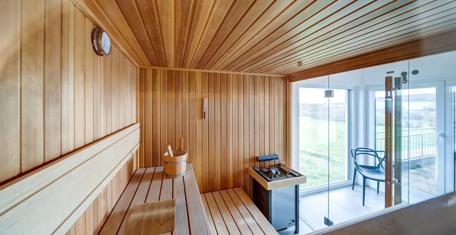 Sauna mit Ausblick