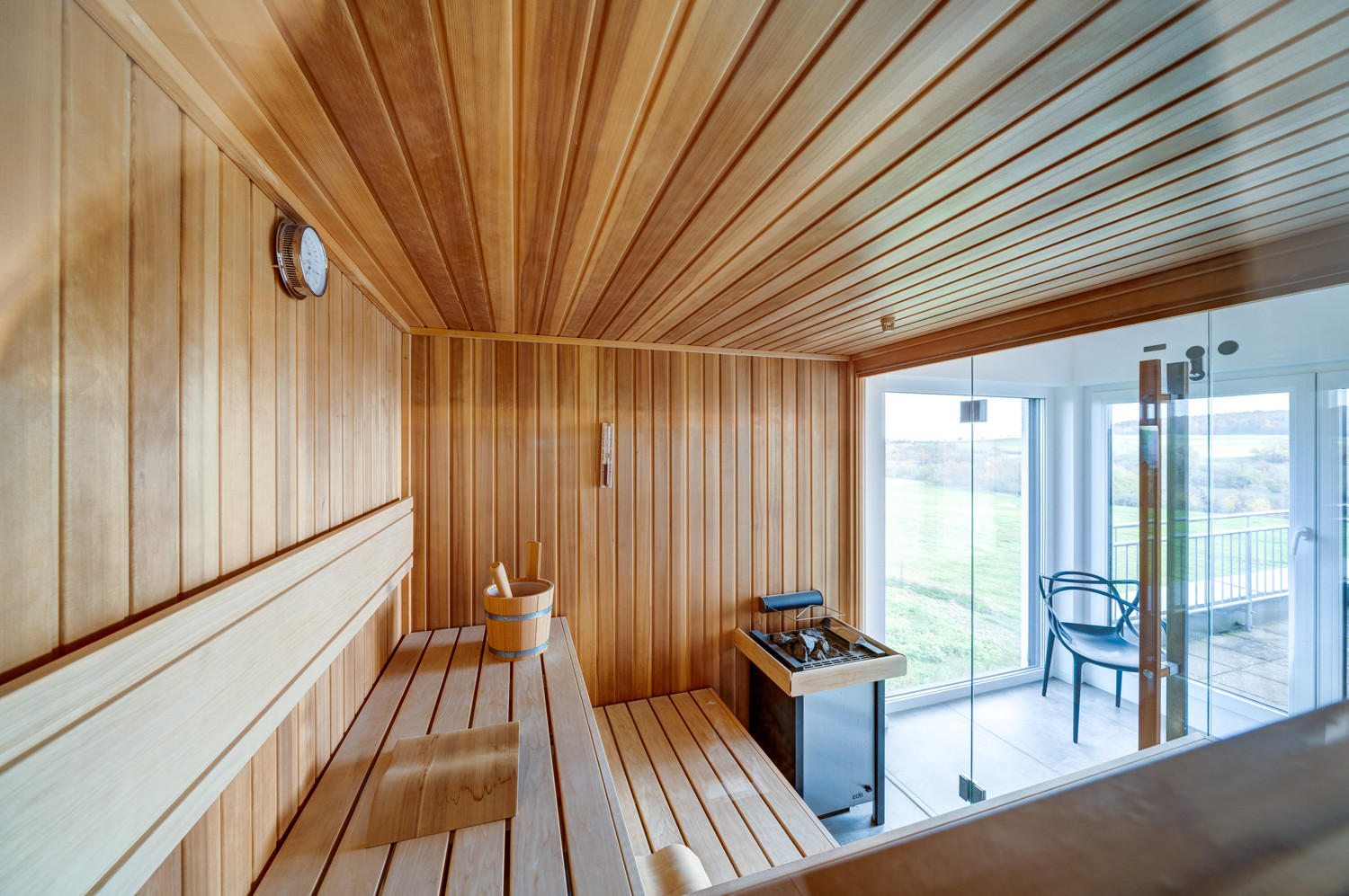 Sauna mit Ausblick