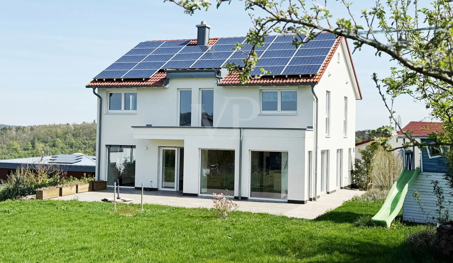 Hausansicht vom Garten