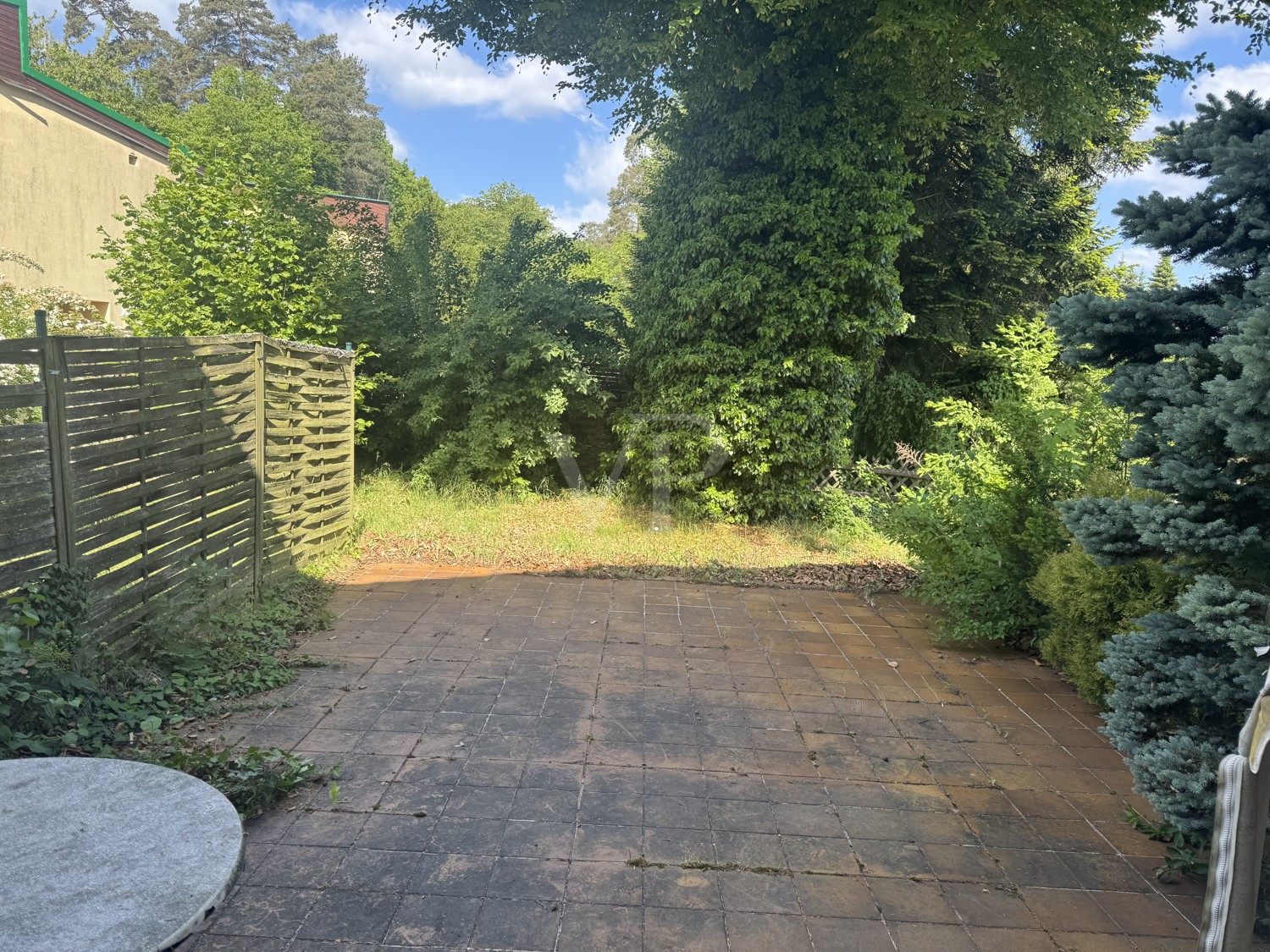 Ansicht Garten hinterm Haus
