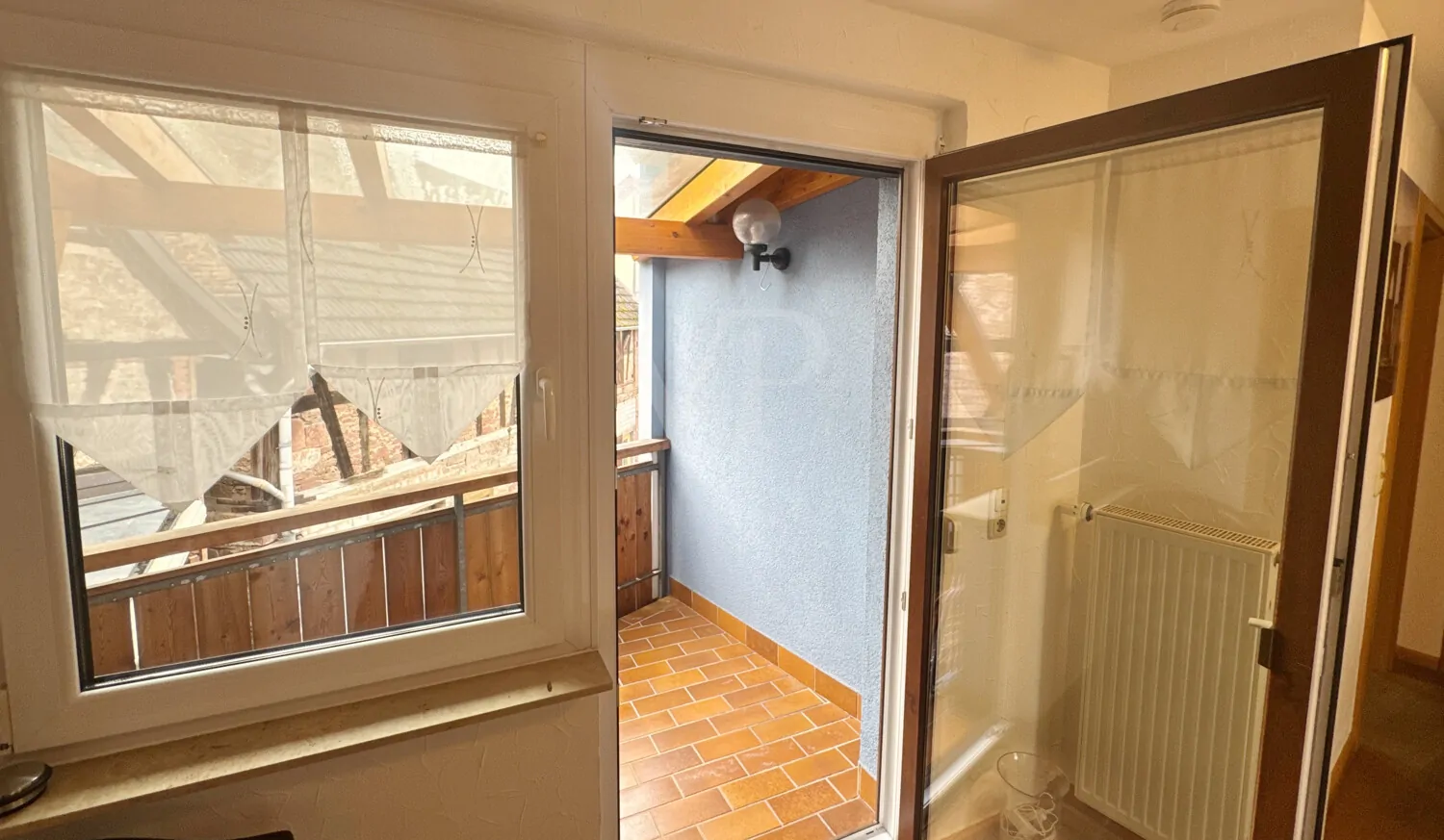 Zugang Balkon Dachgeschoss