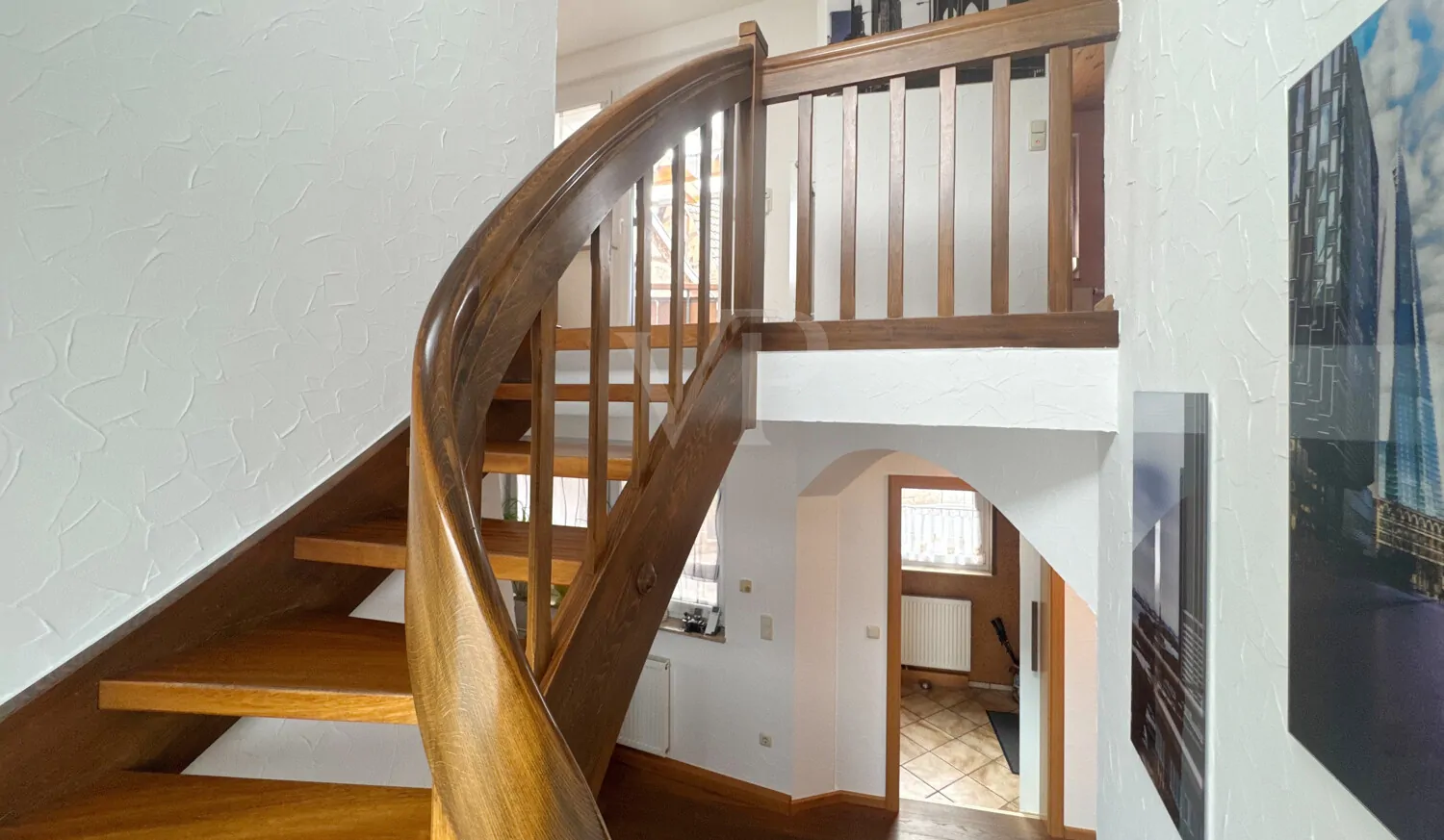 Aufgang ins Dachgeschoss