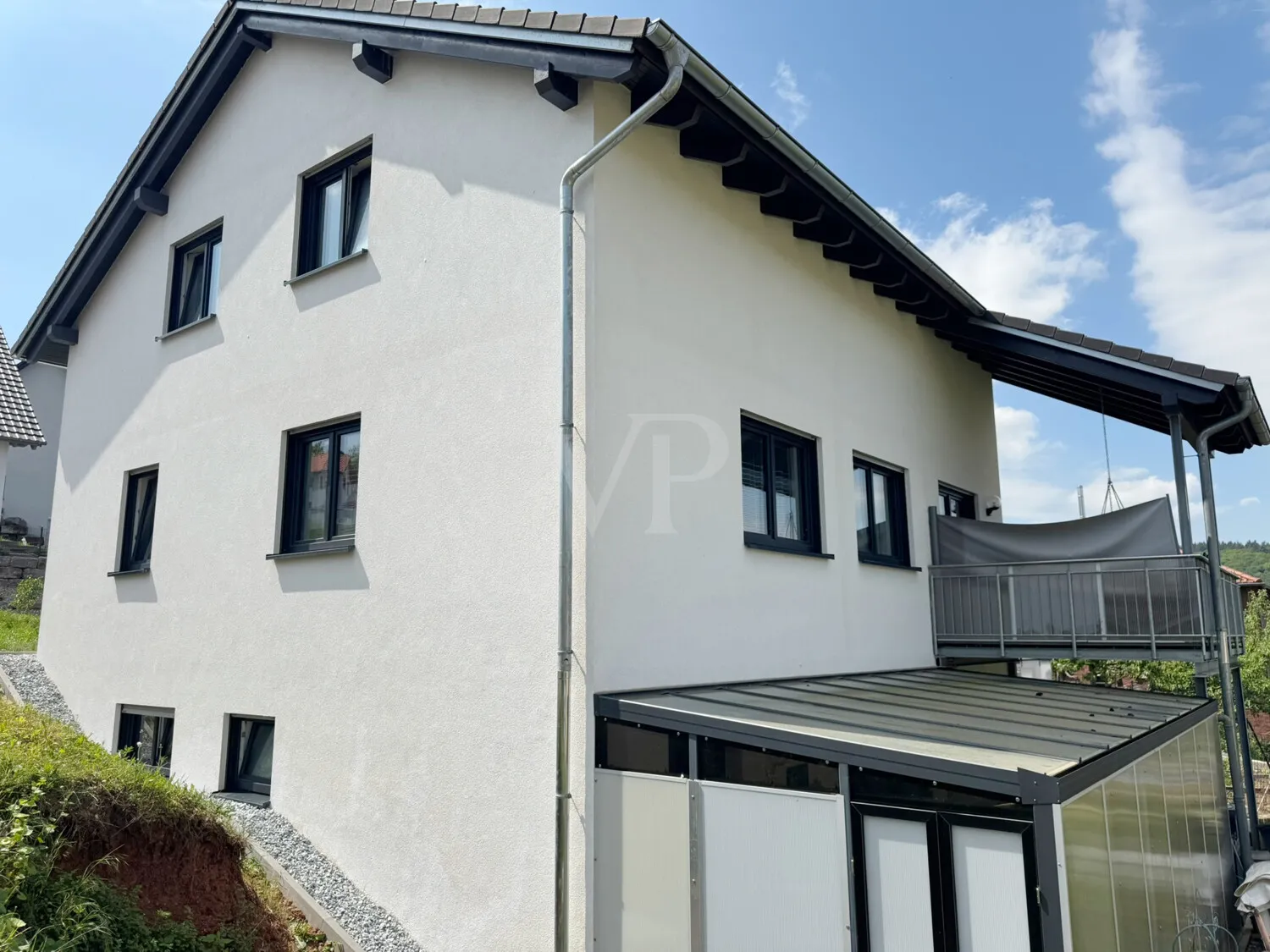Haus von der Gartenseite