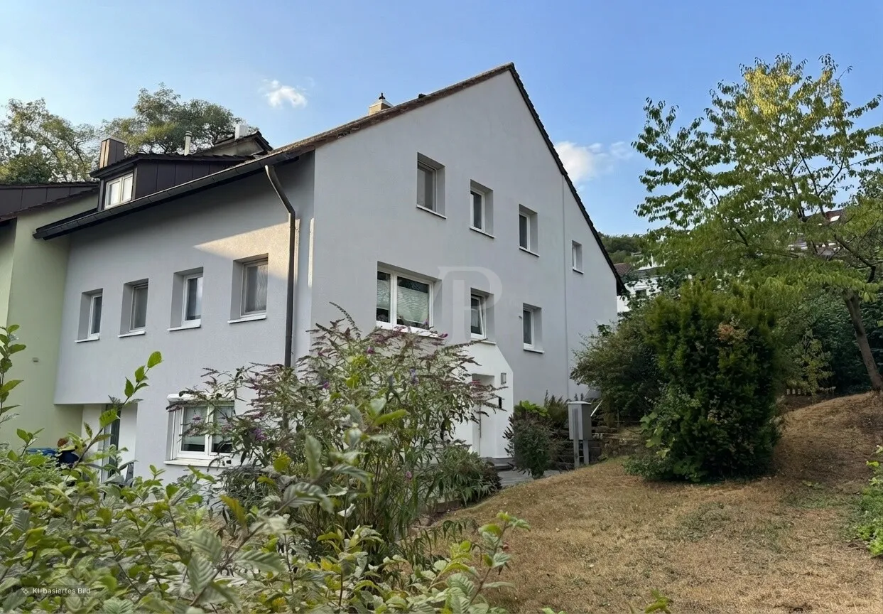 Blick zum Haus