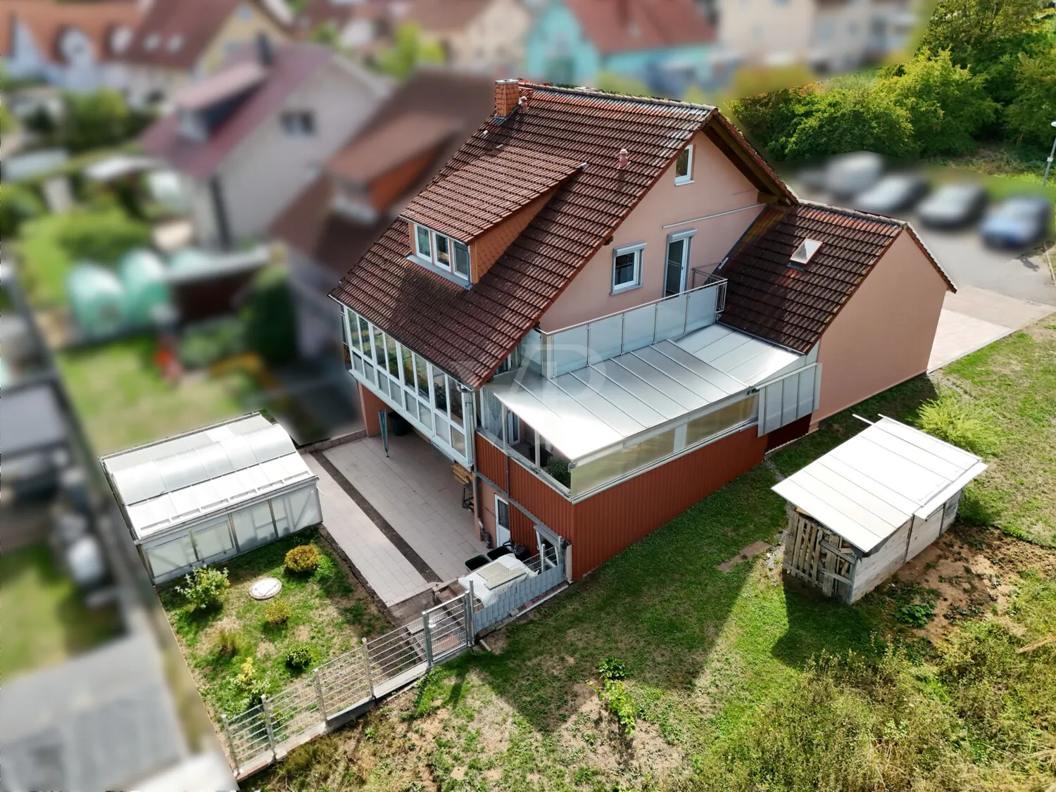 Ansicht Haus und Garten