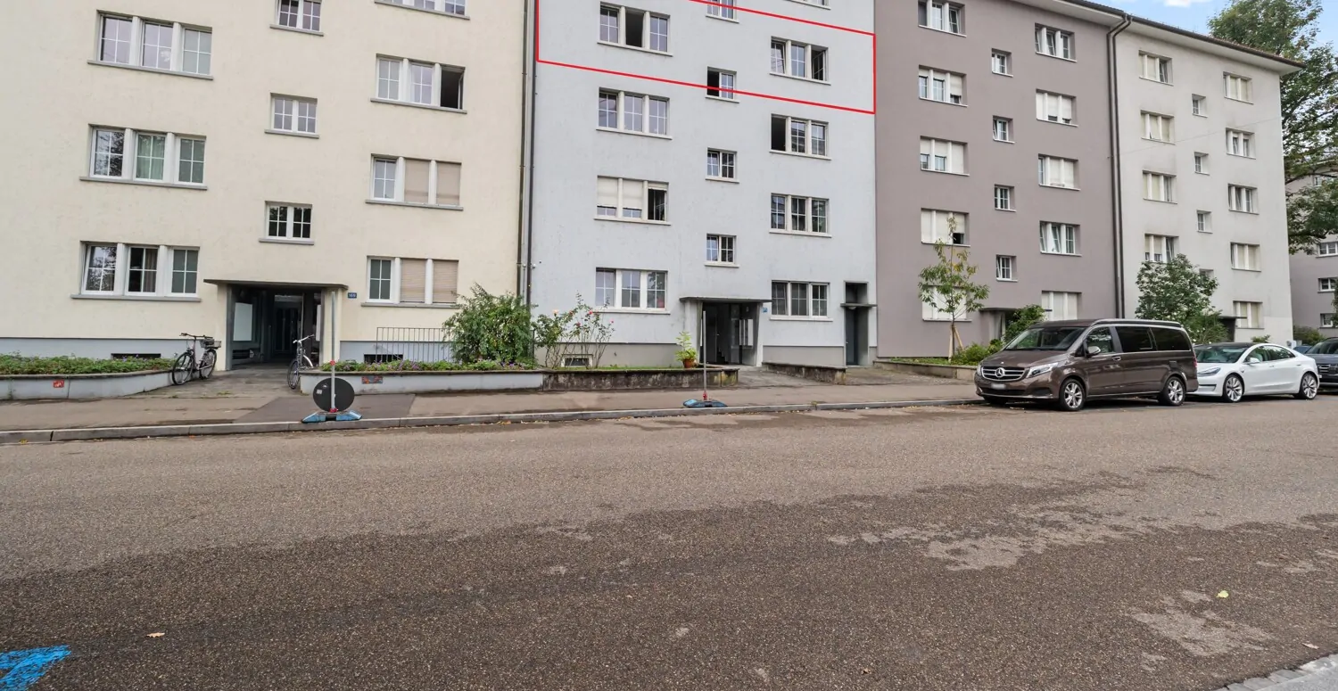 Hegenheimerstrasse Umradung Eingang