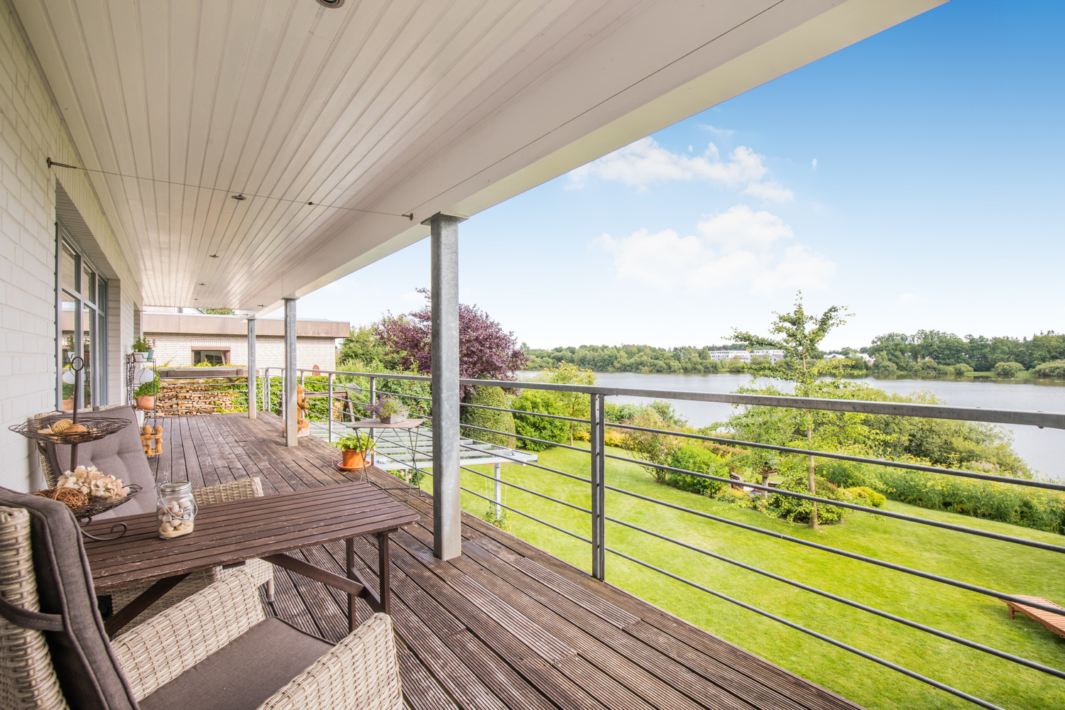 Balkon am Wohnzimmer