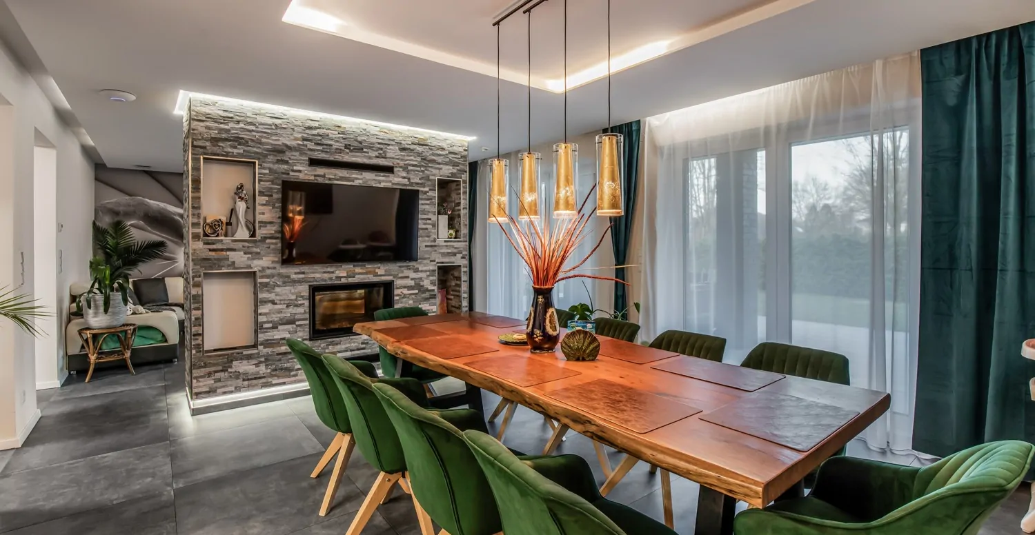 Wohn- und Esszimmer (Haus EG)