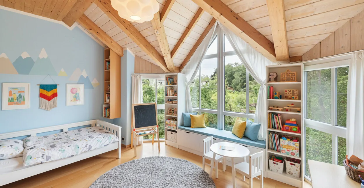 Kinderzimmer Virtuelles Home Staging