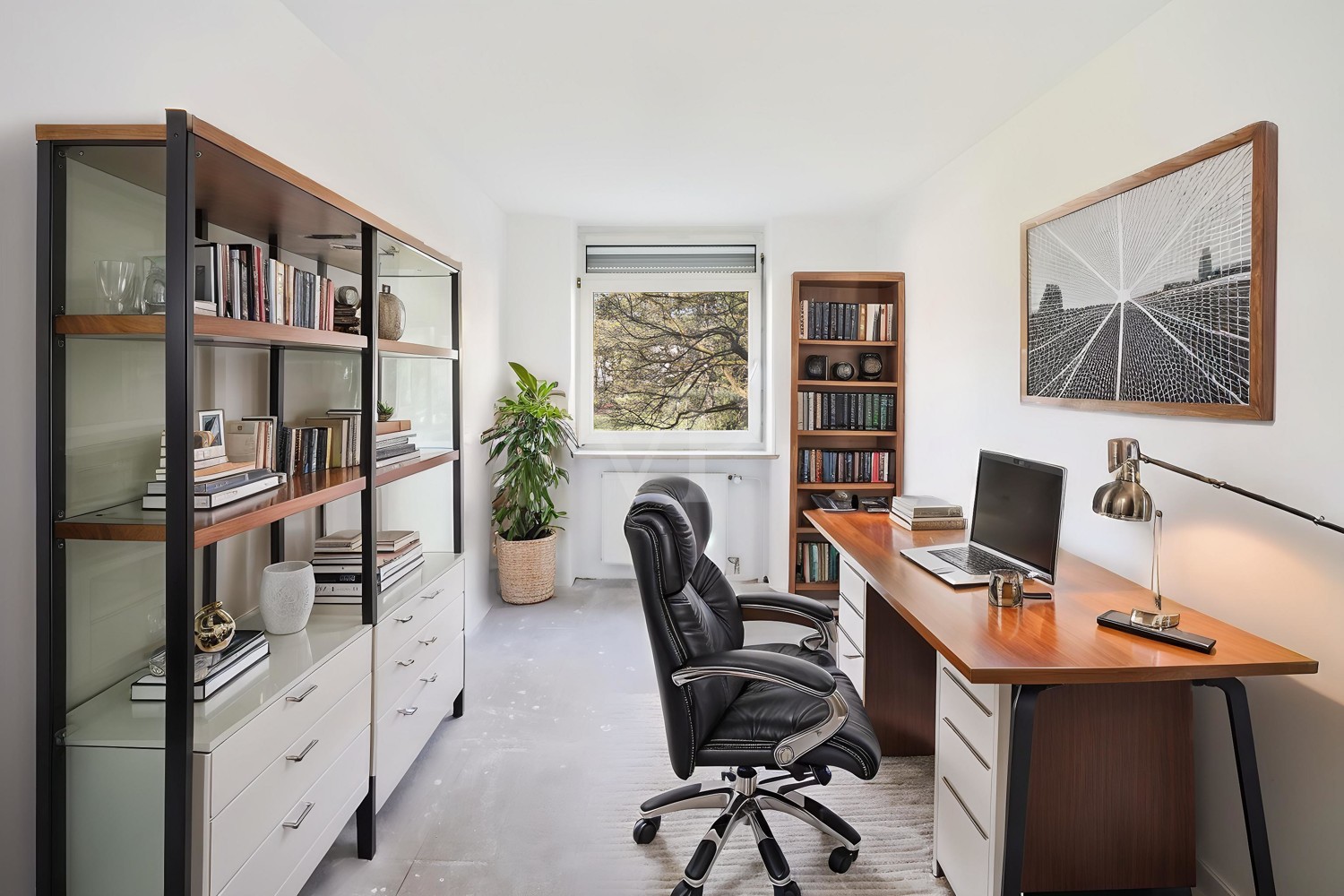 Visualisierung Arbeitszimmer