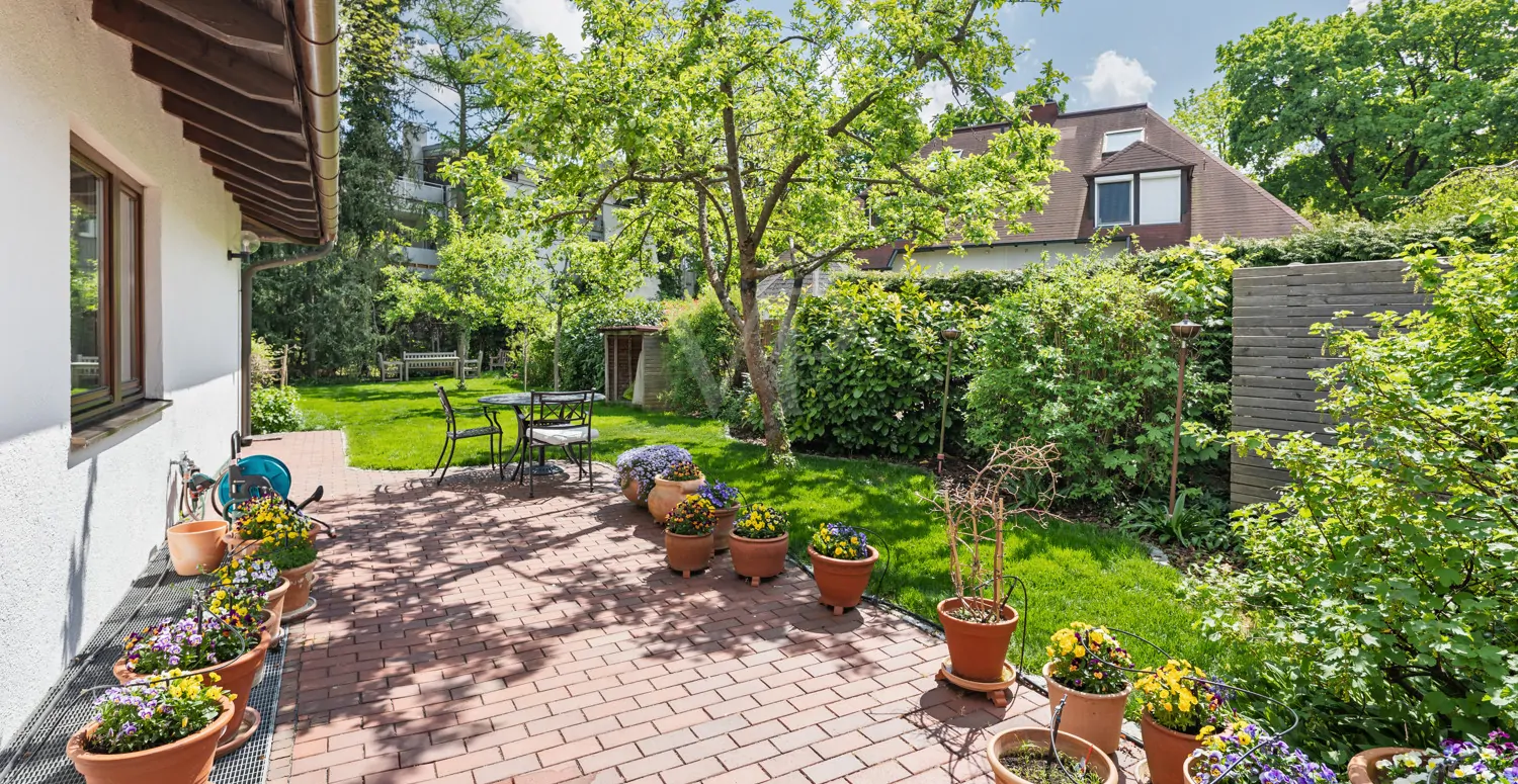 Terrasse mit Südausrichtung