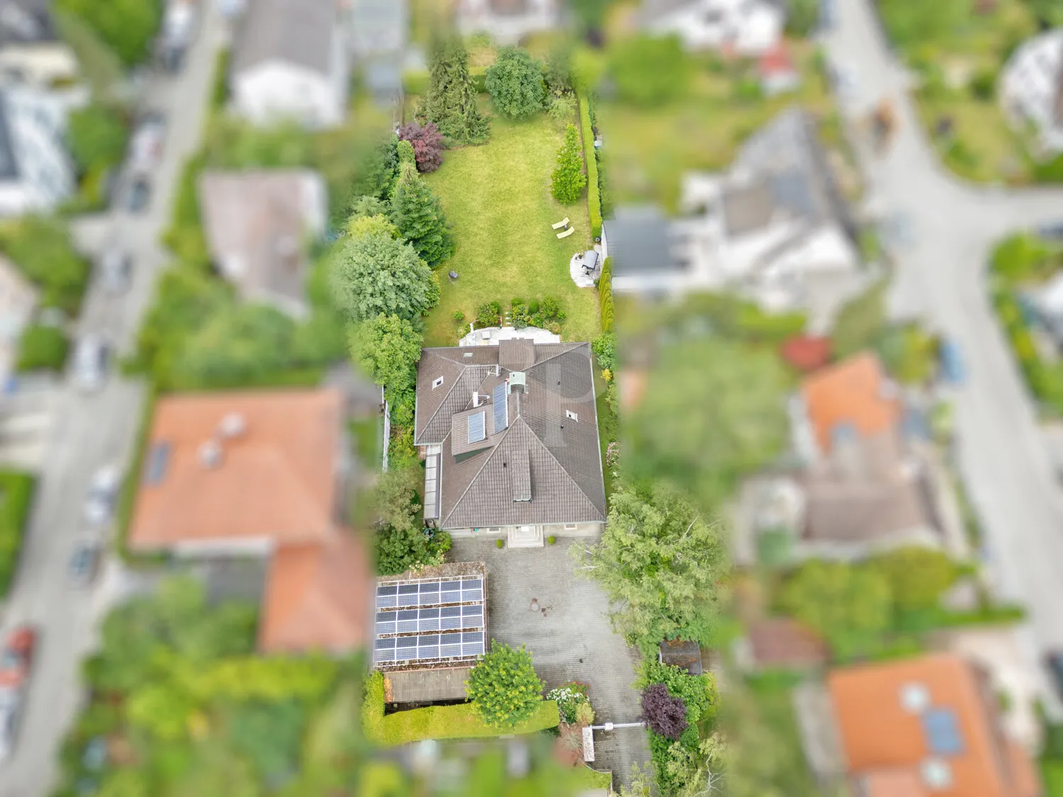 Drohnenaufnahme Vorplatz