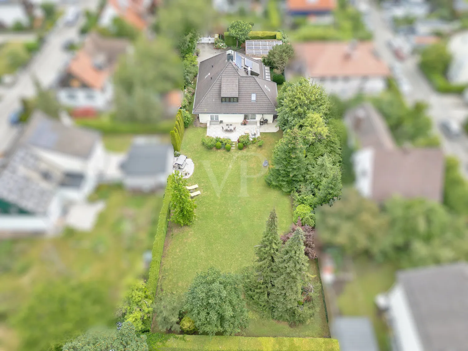 Drohnenaufnahme Terrasse