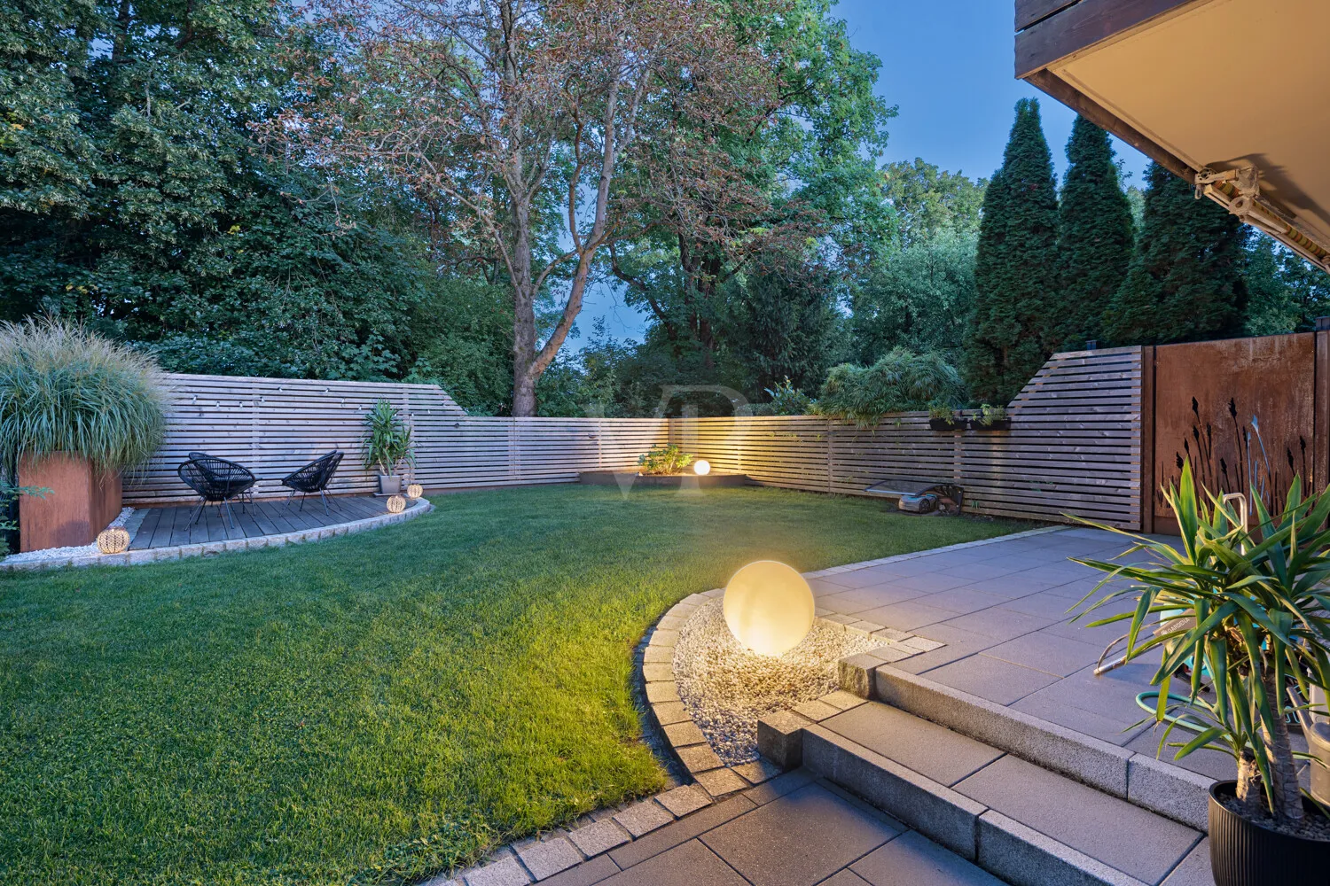 Garten mit Südost Ausrichtung