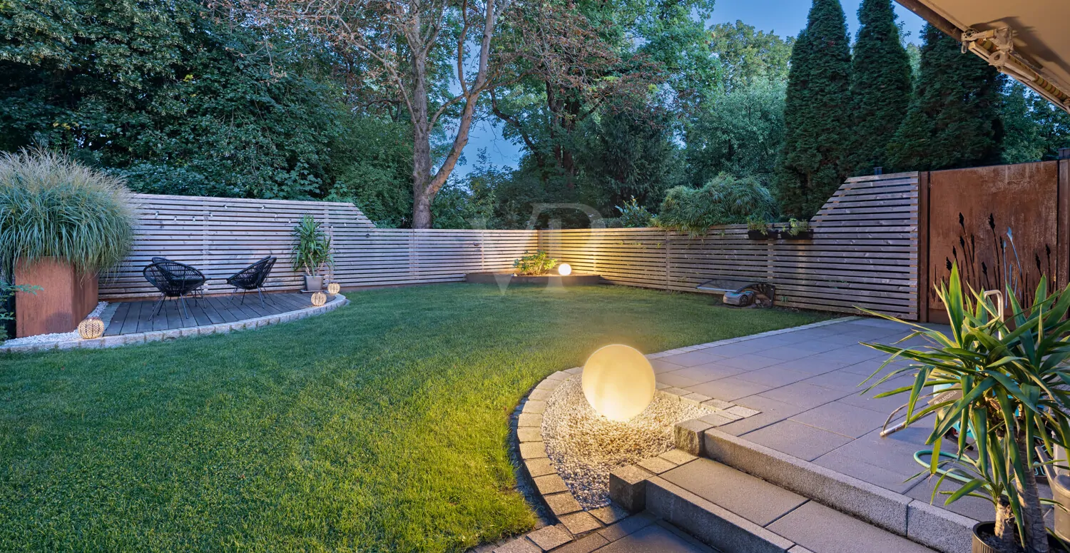 Garten mit Südost Ausrichtung