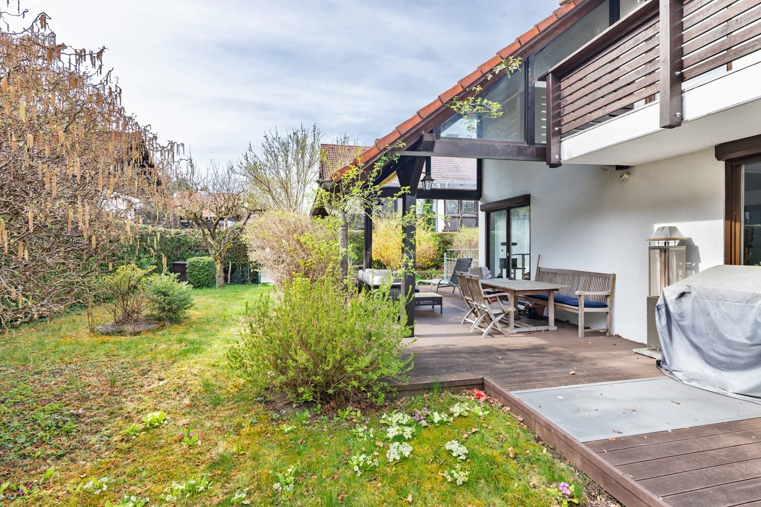Terrasse mit Ost-Ausrichtung