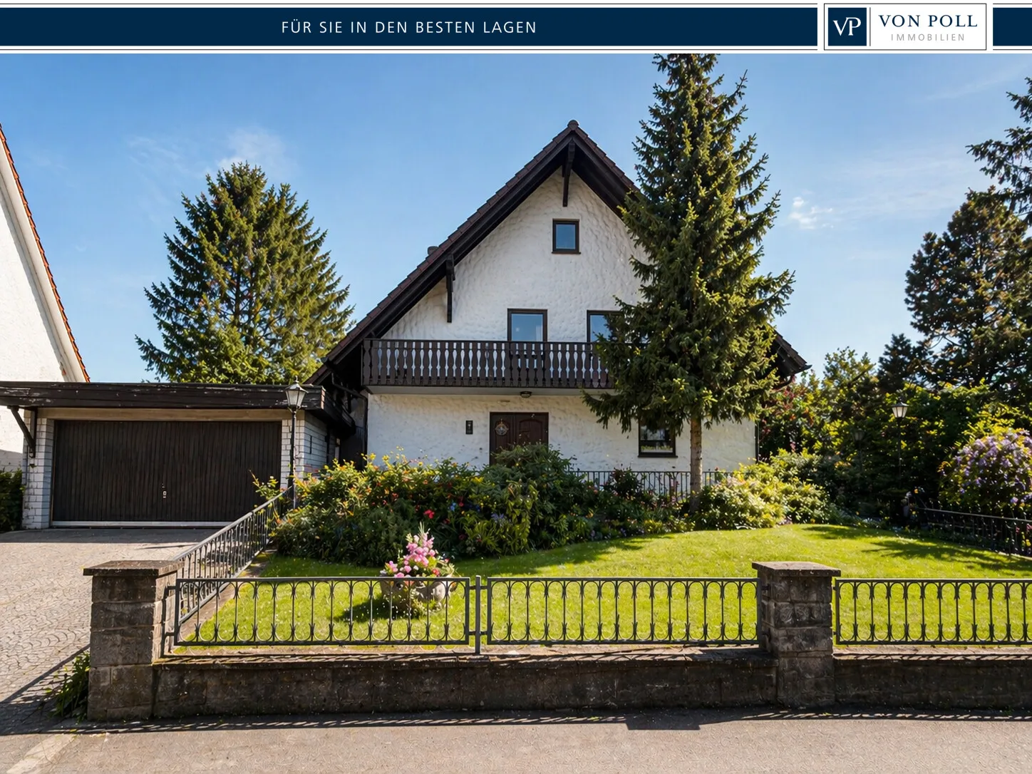 Blick aufs Haus