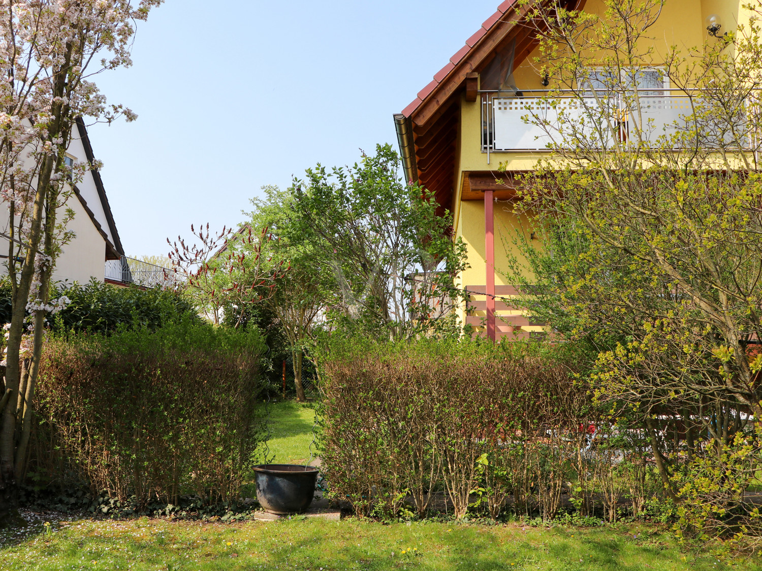 Hausansicht von hinten