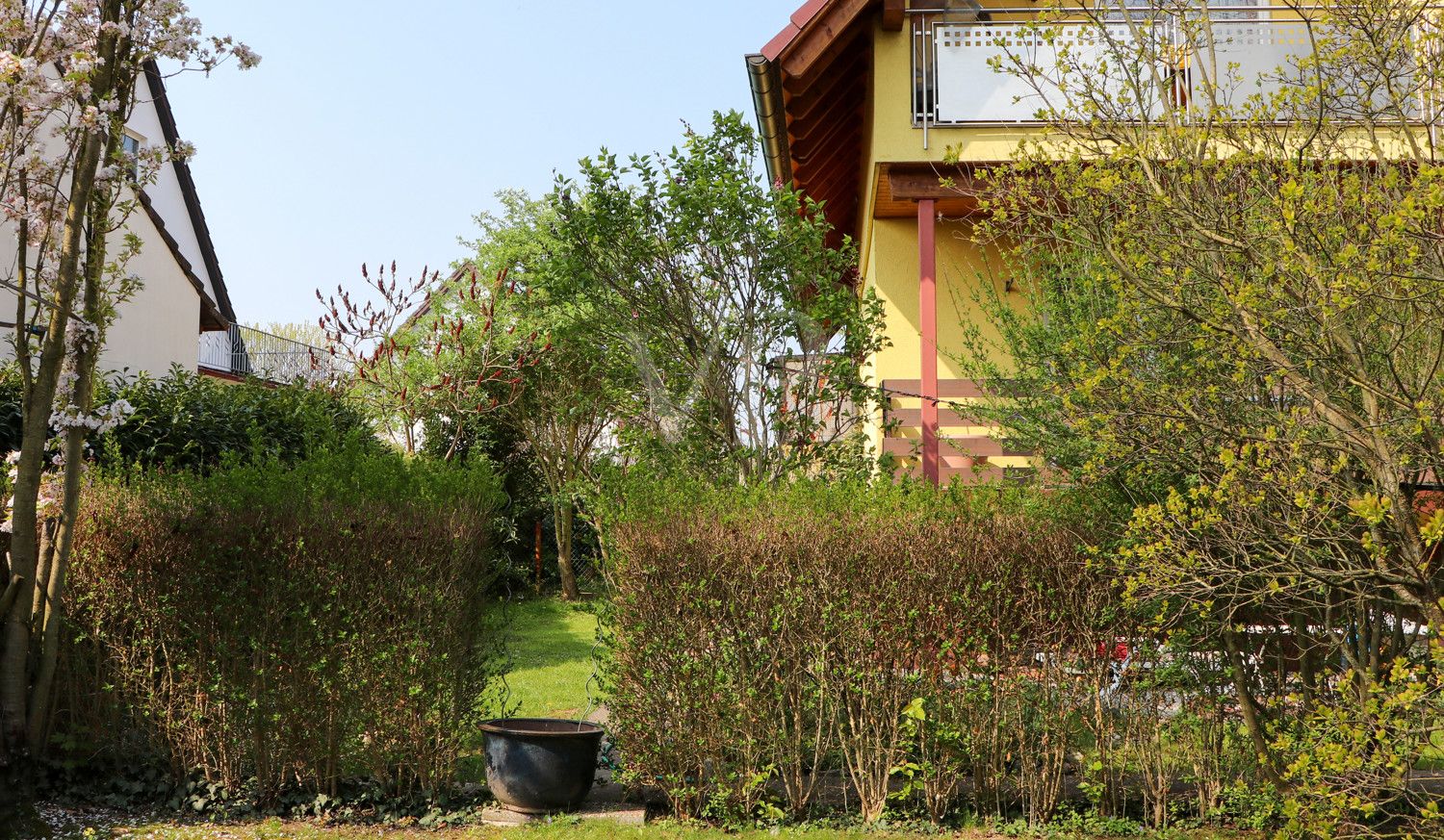Hausansicht von hinten