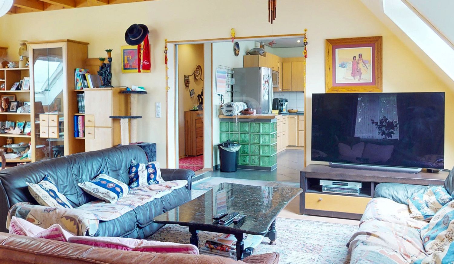 Wohnzimmer im DG